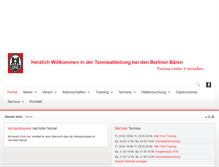 Tablet Screenshot of berlinerbaeren.de